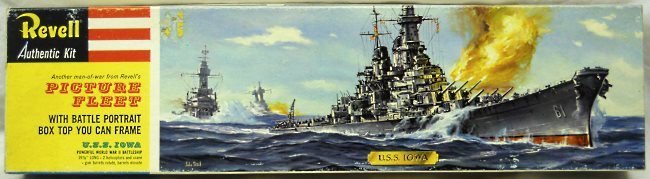 Revell 1/535 USS Iowa BB61 Battleship Picture Fleet Issue, H369-200 plastic model kit